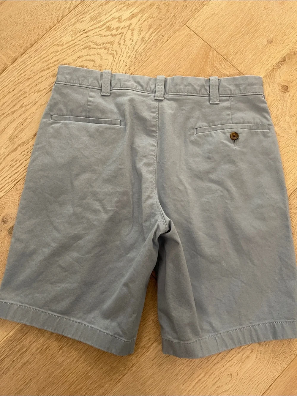 J. Crew Men's Sky Blue Flat Front Chino Shorts Size 30